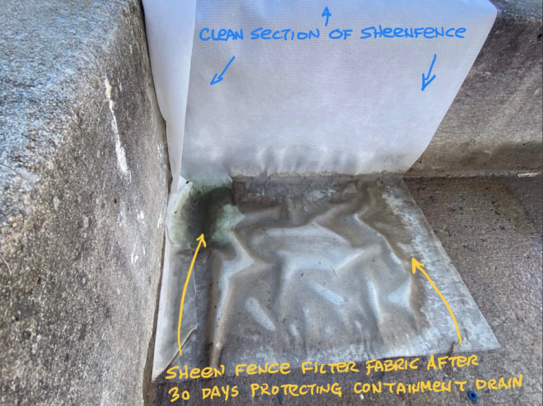 Protect your secondary containment stormwater drains from oily sheen